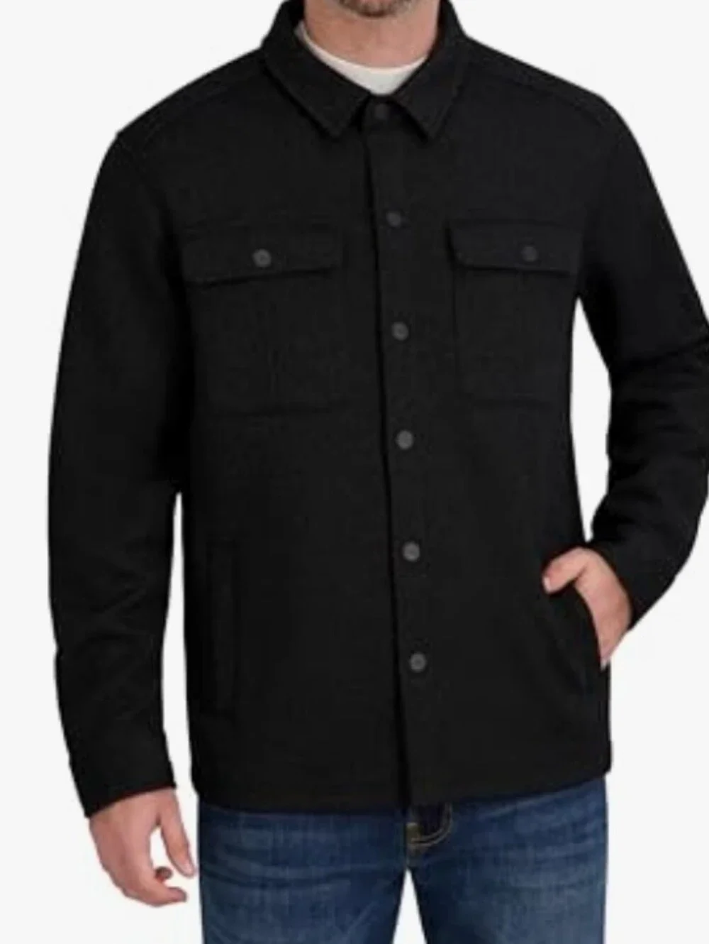 NWT Men's Spyder Sweater Fleece Shacket